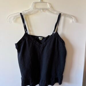 Aerie small black tank top